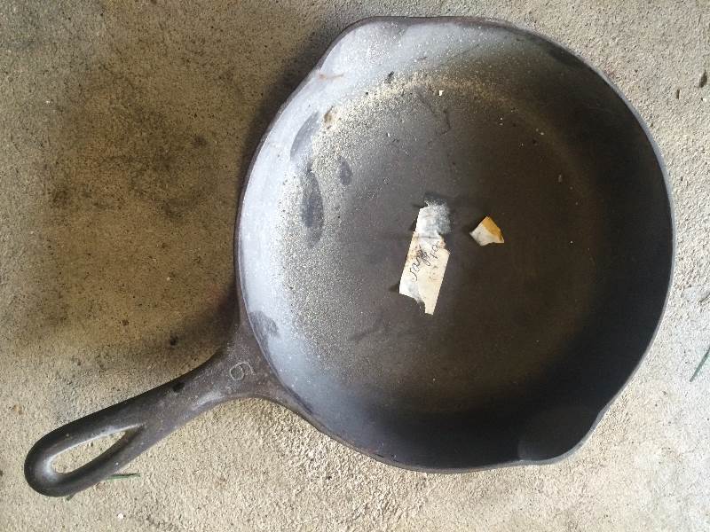 lot 54 image: cast iron skillet #6