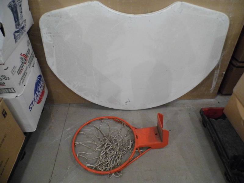 Backboard and Hoop