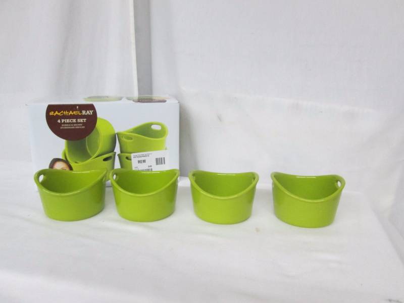 Rachael Ray Bubble and Brown Ramekins Set of 4