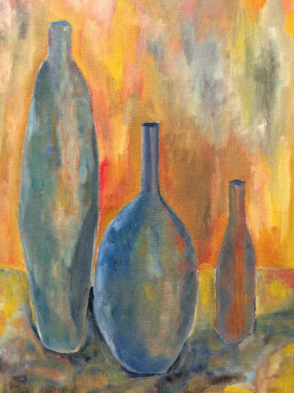 lot 14 image: Original Oil Painting by Vintage 1950s artist Crosly