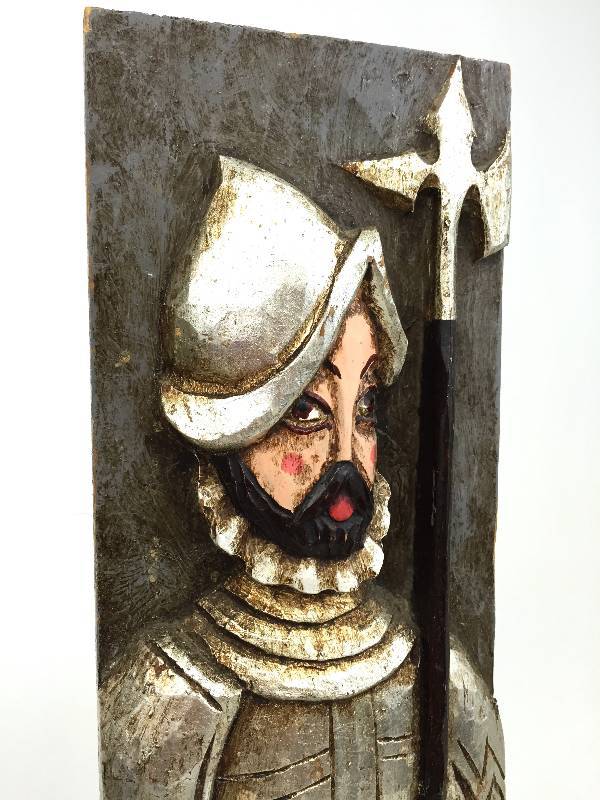 lot 30 image: Hand Carved Vintage Spanish Conquistador