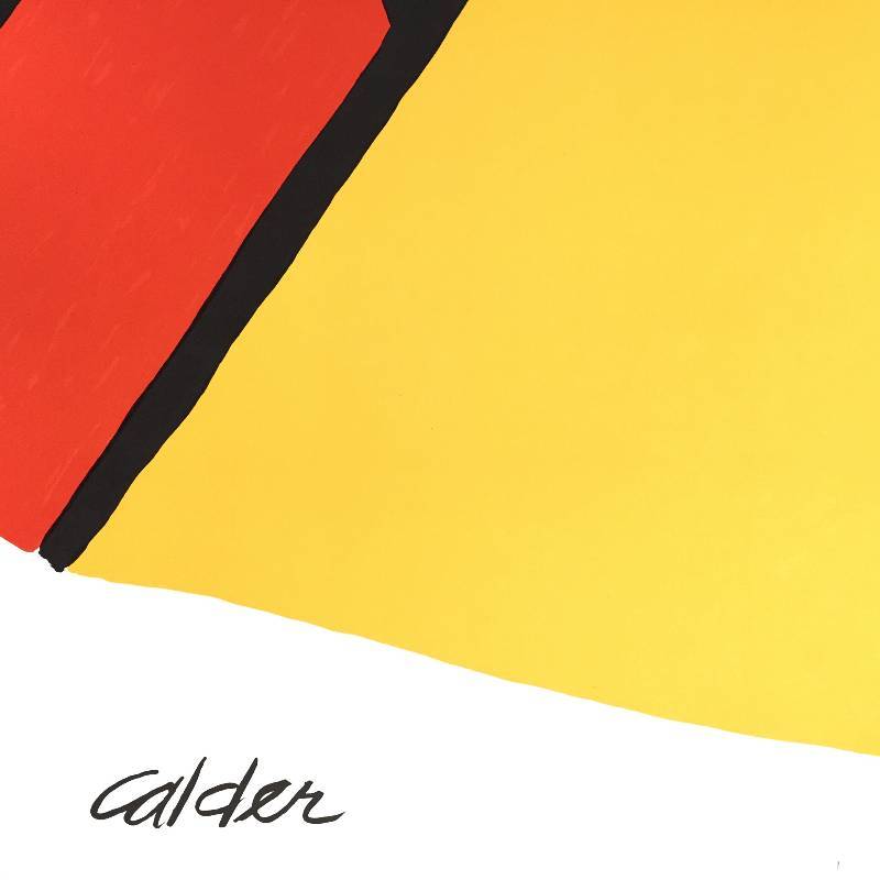 lot 26 image: Large Calder, Alexander litho
