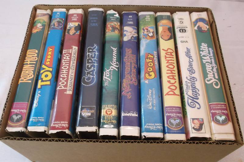 lot 68 image: VHS tapes