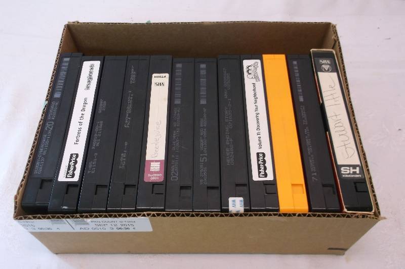 lot 69 image: VHS tapes