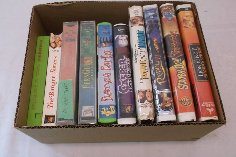lot 70 image: VHS tapes