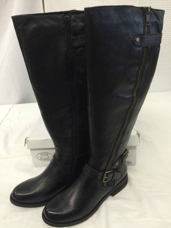 Steve Madden Womens Synicle Wide Shaft Boot  6