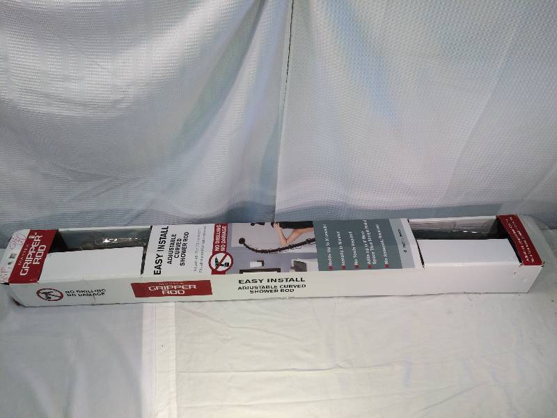 The Gripper Easy Install Adjustable Curved Shower Rod