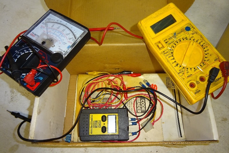 2 multi meters and ford close meter