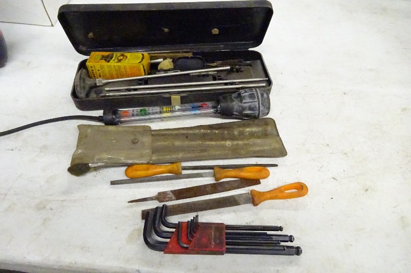 Files, Coolant tester, cotter keys