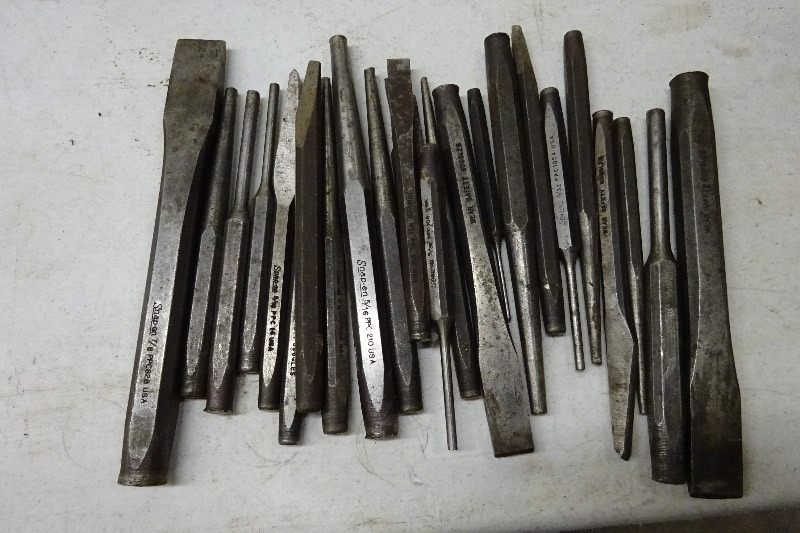 Snap On chisels, punches