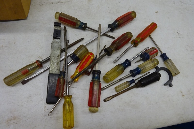 Variety of screwdrivers