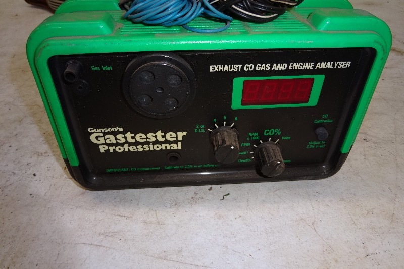 Grunsons gas tester exhaust co gas and engine analyzer
