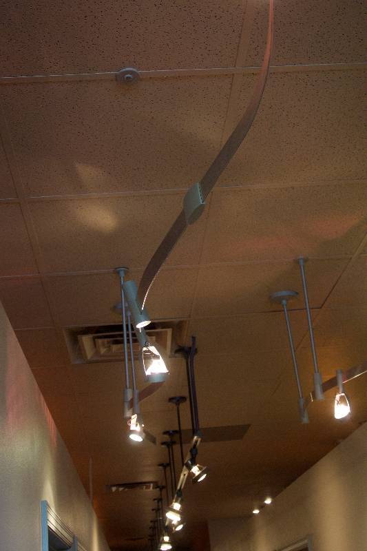 lot 28 image: Small Curved Track Lighting