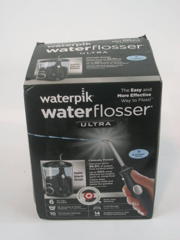 Waterpik Ultra Designer Black Countertop Water Flosser
