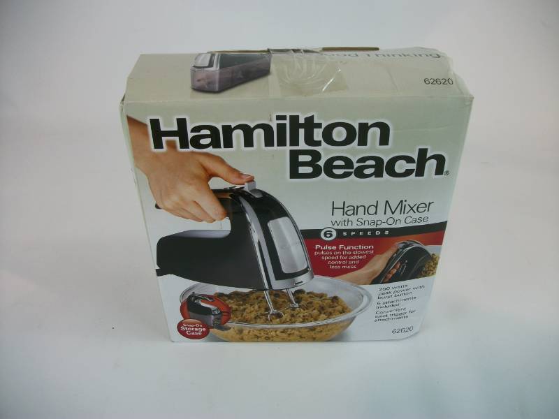 Hamilton Beach 6-Speed Hand Mixer with Snap on Case