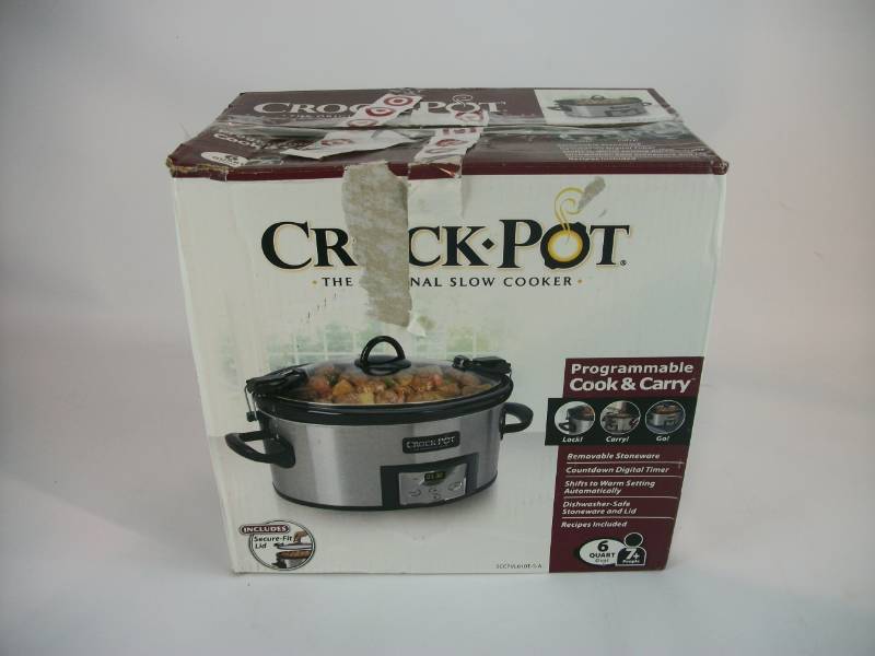 Crock-Pot Programmable Cook and Carry Oval Slow Cooker