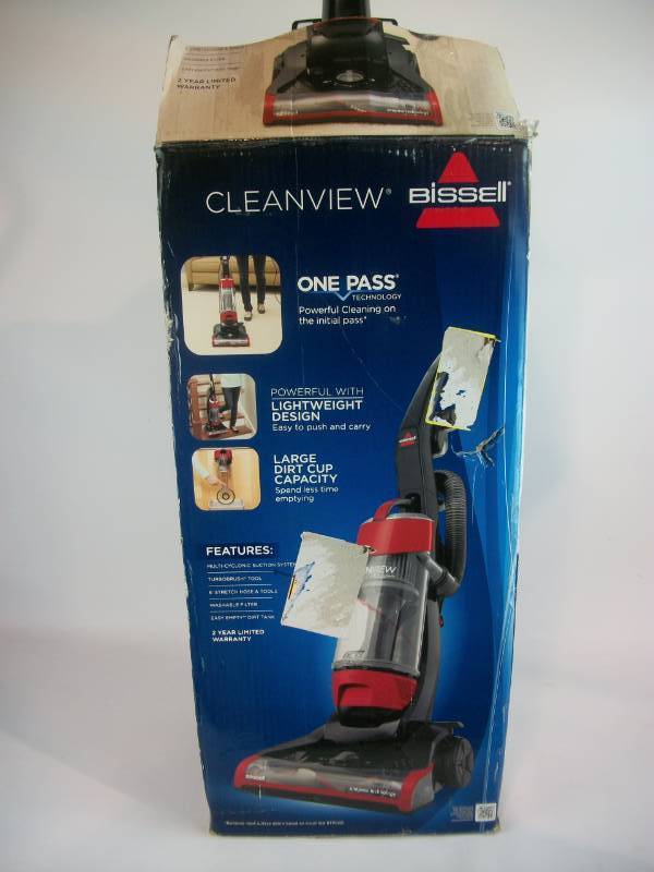 BISSELL CleanView Bagless Upright Vacuum with OnePass Technology