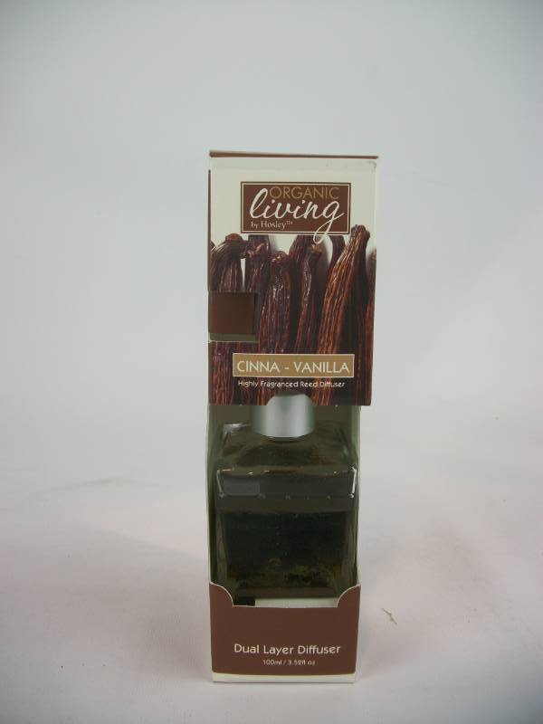 ORGANIC LIVING CINNA - VANILLA DIFFUSER SET