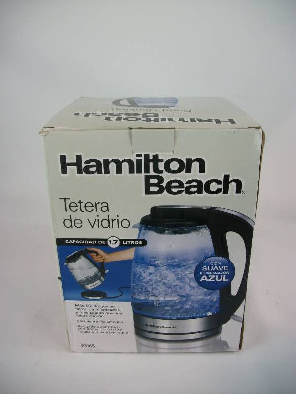 Hamilton Beach Glass Electric Kettle, 1.7-Liter