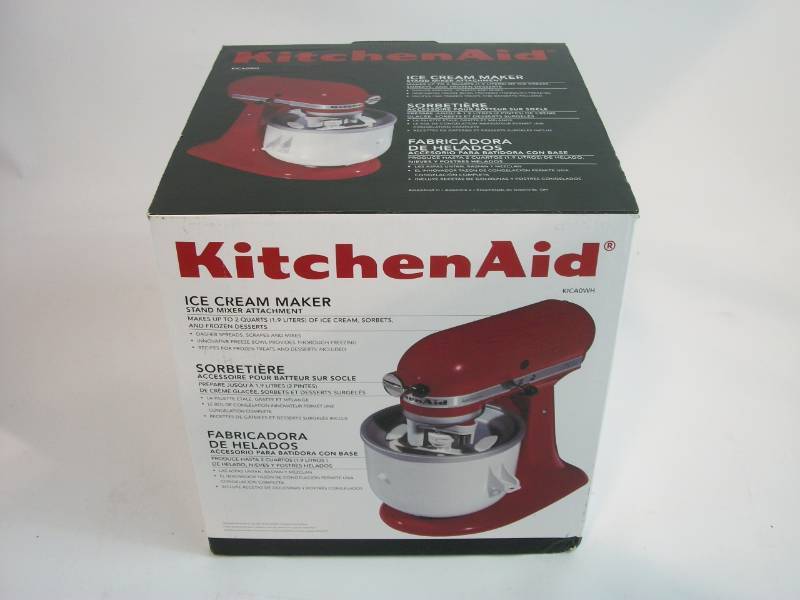 KitchenAid 2 Quart Ice Cream Maker Stand Mixer Attachment