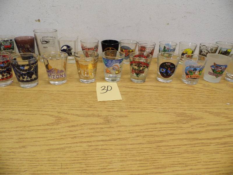 lot 30 image: Assorted Shot Glasses