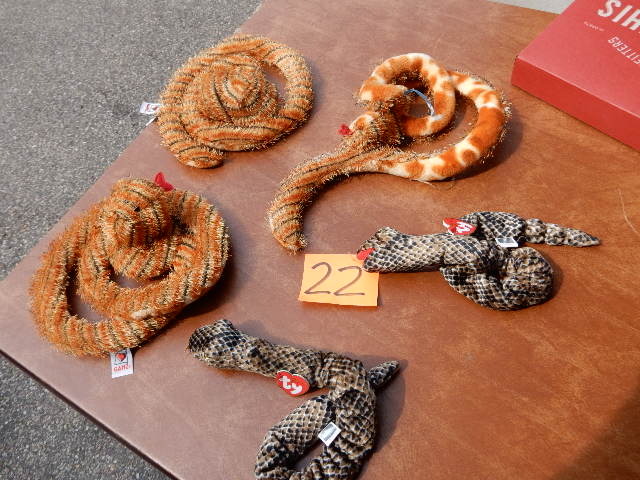 TY and GANZ Snakes, 5 total