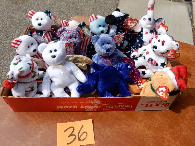 Patriotic Beanie babies