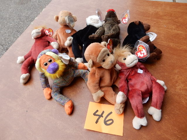 MONKEY BEANIE BABIES
