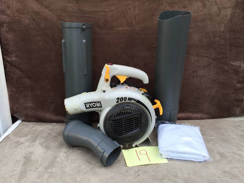 lot 19 image: Ryobi 2Cycle Gas Blower-Vac