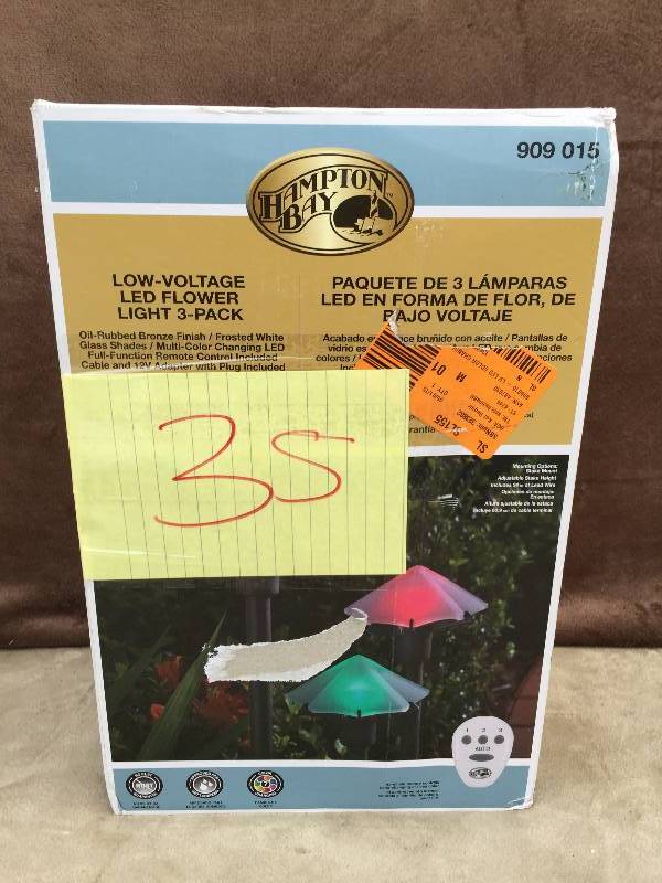 lot 35 image: Hampton Bay Led Flower light