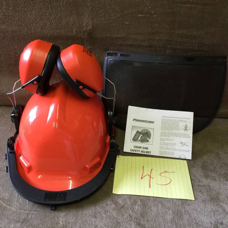 lot 45 image: Power Care Chain Saw safety Helmet