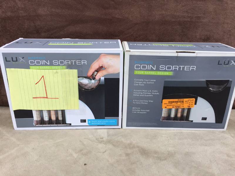 lot 1 image: Lot of two coint sorter