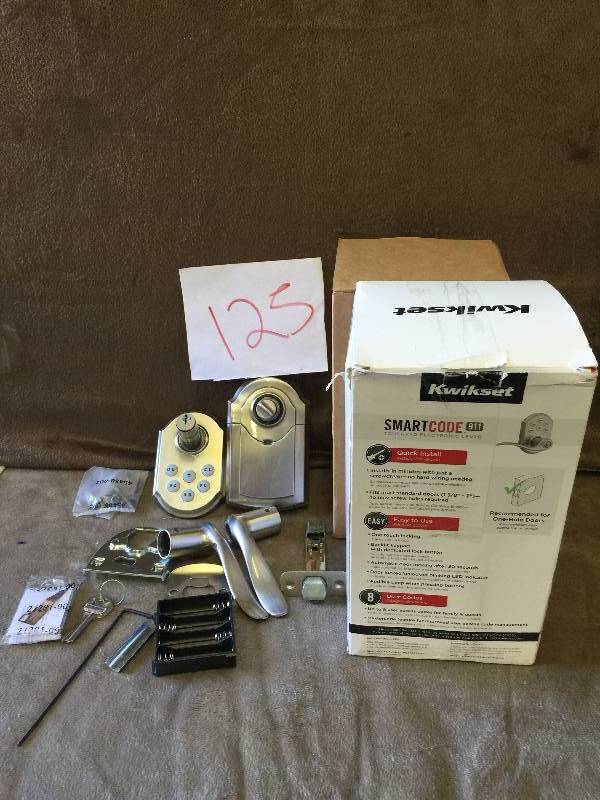 lot 125 image: Kwikset SmartCode Keyless Entry