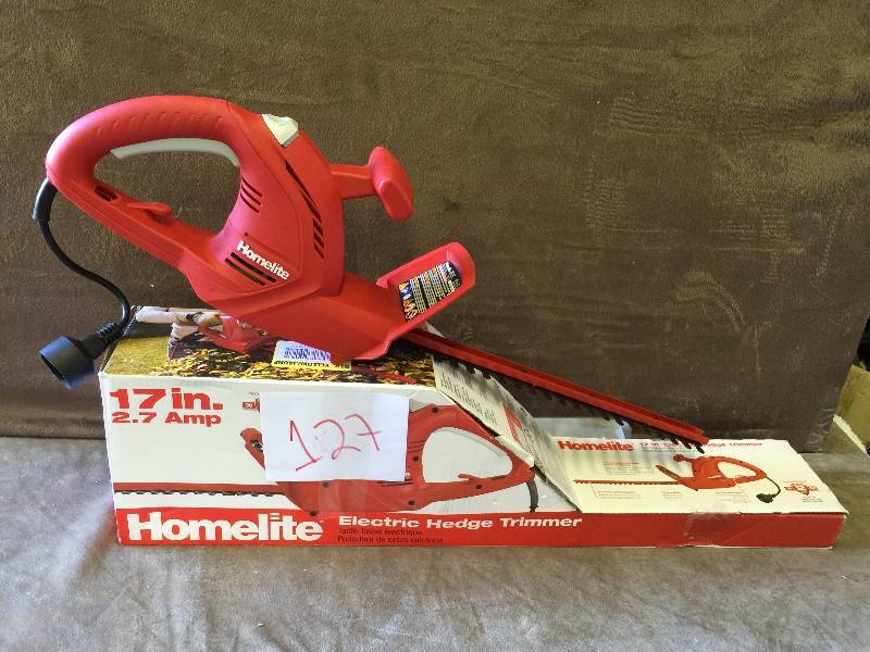 lot 127 image: Homelite Electric hedge trimmer