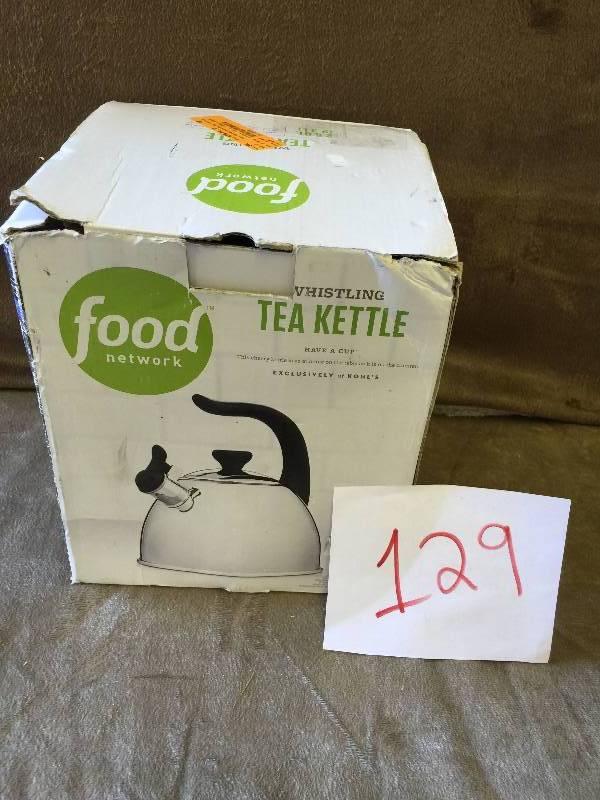 lot 129 image: Food Network Tea Kettle