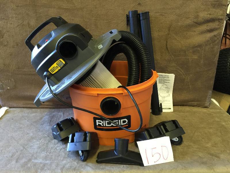 lot 150 image: Ridgid 6-gal. WetDry Vacuum
