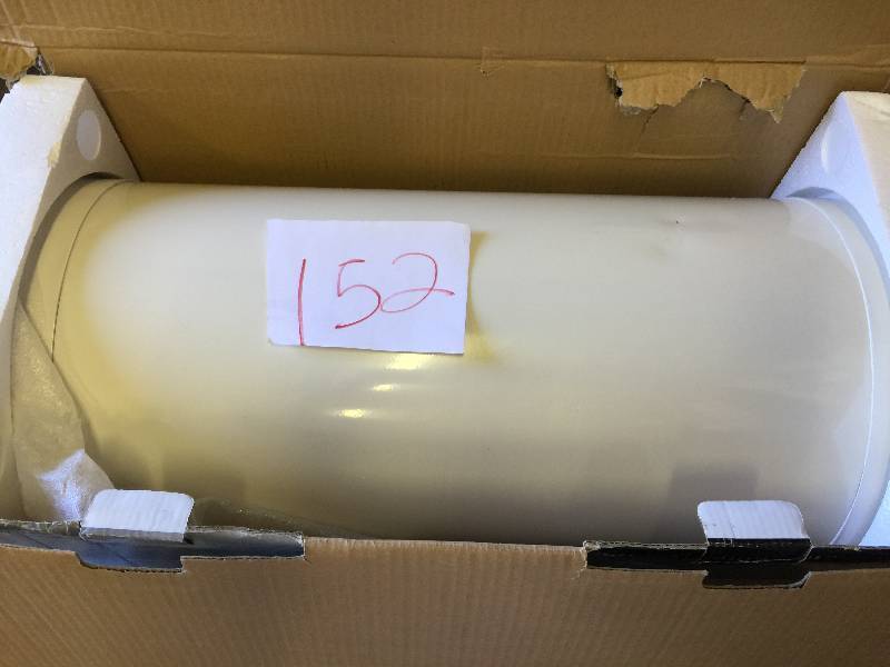 lot 152 image: Gibraltar Mailboxes Wyngate Locking Post-Mount Mailbox in White