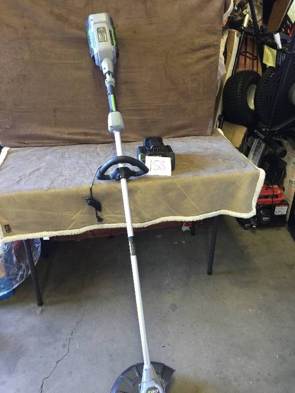 lot 158 image: EGO 15 in. 56-Volt Lithium-Ion Cordless Brushless String Trimmer