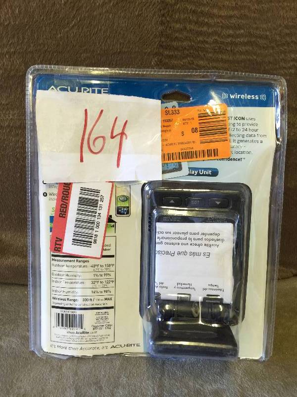 lot 164 image: Acurite My Backyard Weather Station Whit Humidity