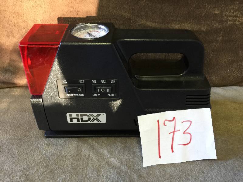 lot 173 image: Hdx Multi-Functions 12 V Air Inflator