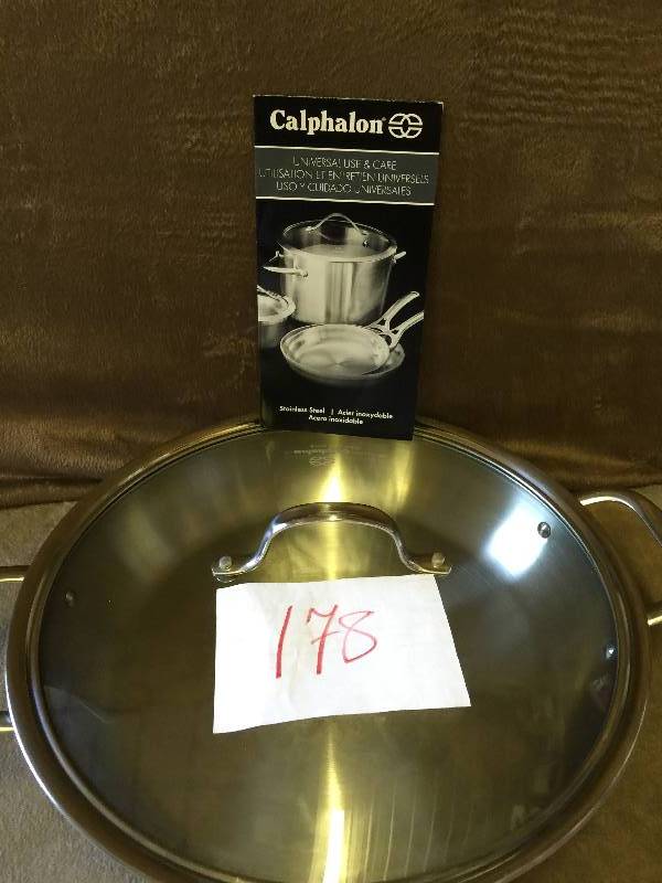 lot 178 image: Calphalon 12 Pan & cover