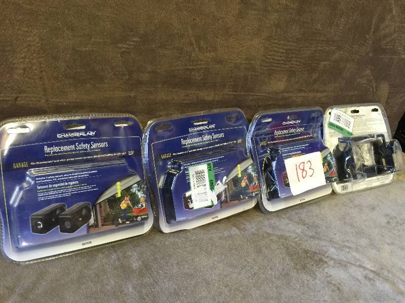 lot 183 image: Lot of Chamberlain Replacement Safety Sensors for the Garage