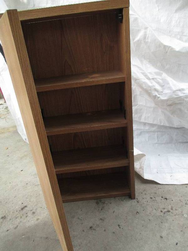 lot 15 image: small wooden cabnet 16 x 32 x 8 ...