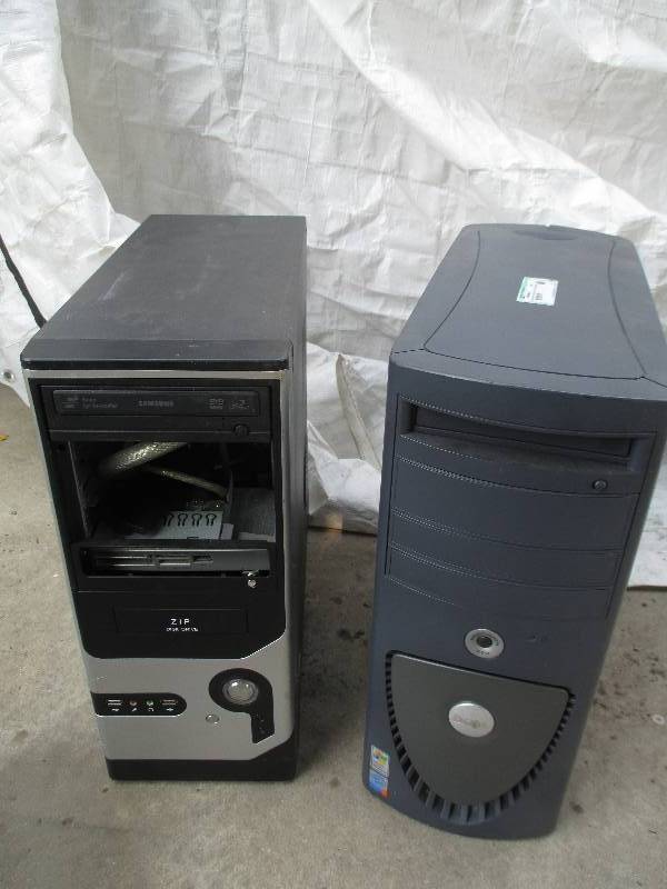 lot 25 image: one dell precion 370 computer tower...