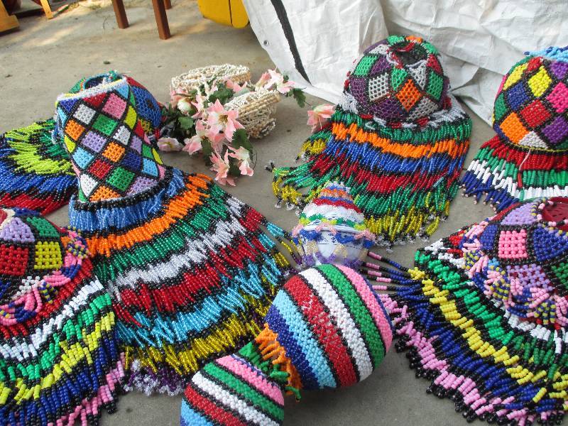 lot 41 image: lot of hanging bead work could be l...
