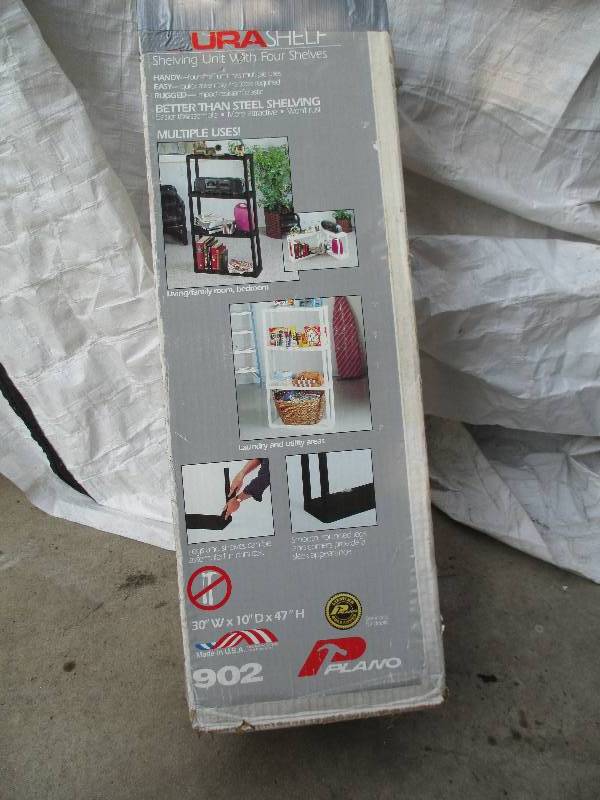 lot 43 image: plano dura shelf shelving unit with...