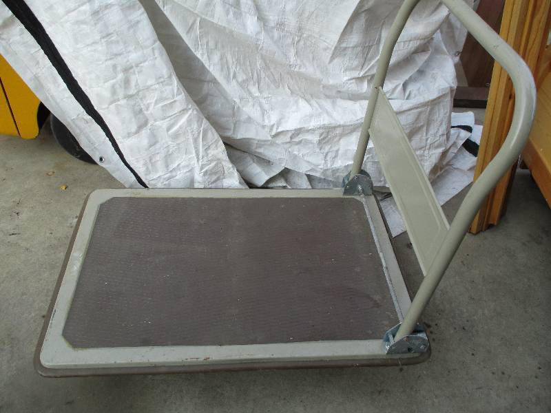 lot 46 image: safco floding cart 2 x 3 platform...