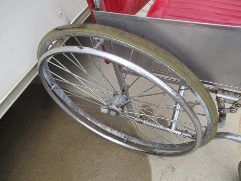 lot 156 image: Folding wheel chair...