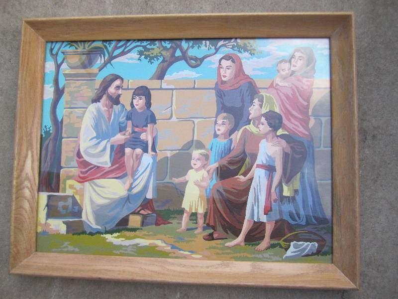 lot 125 image: Religious art, 27 x 21...
