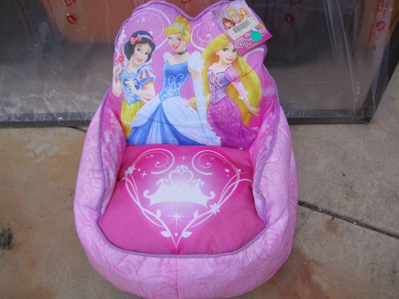 lot 133 image: Disney Princess stuffed chair, smal...